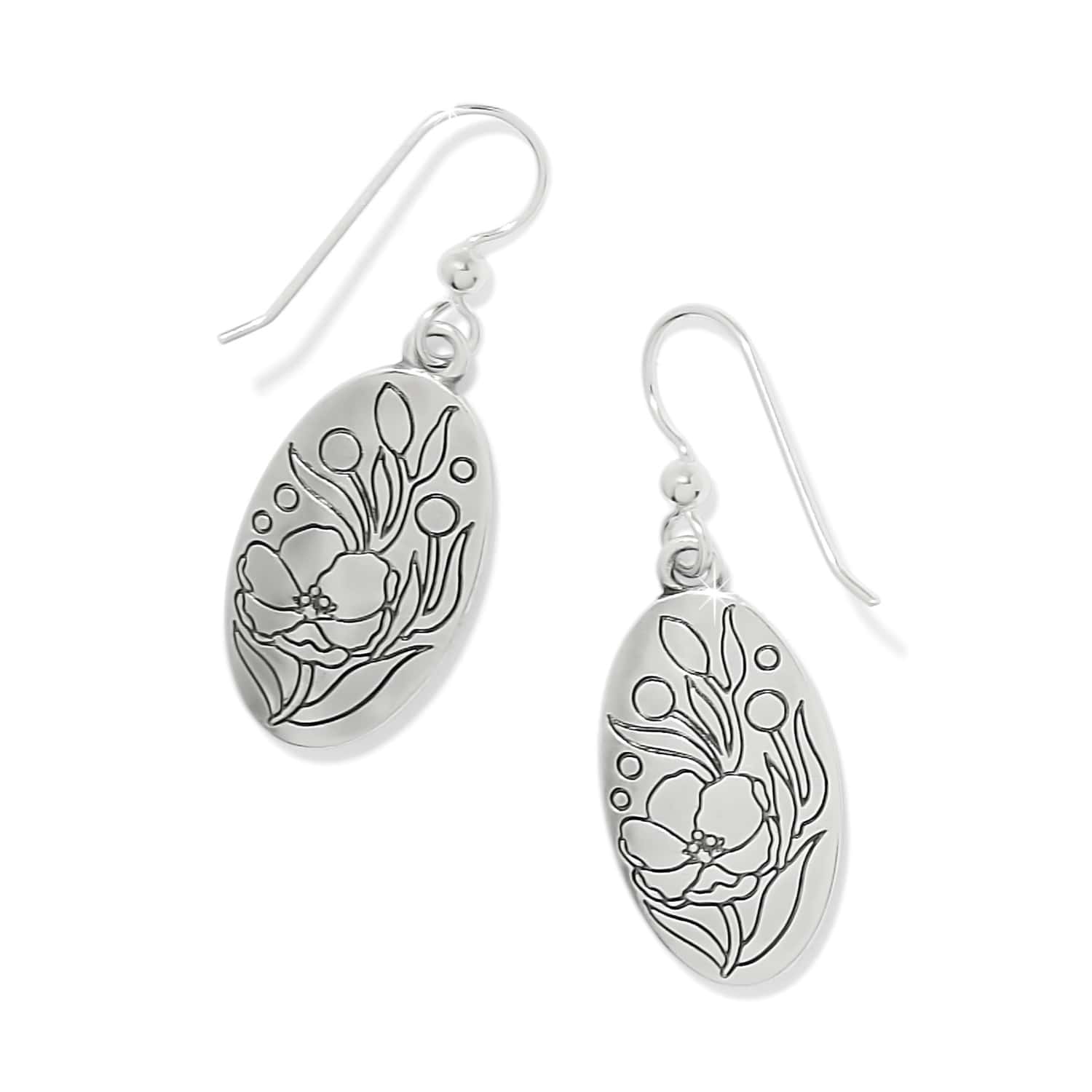 La Tulipe French Wire Earrings silver-multi 2