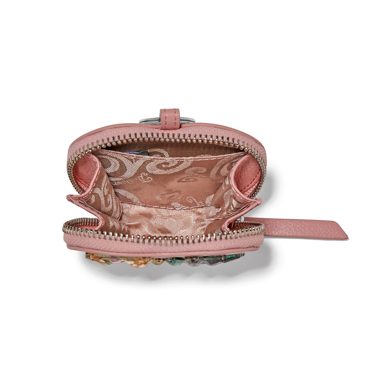 La Tulipe Heart Pouch Handbag Fob pink 2