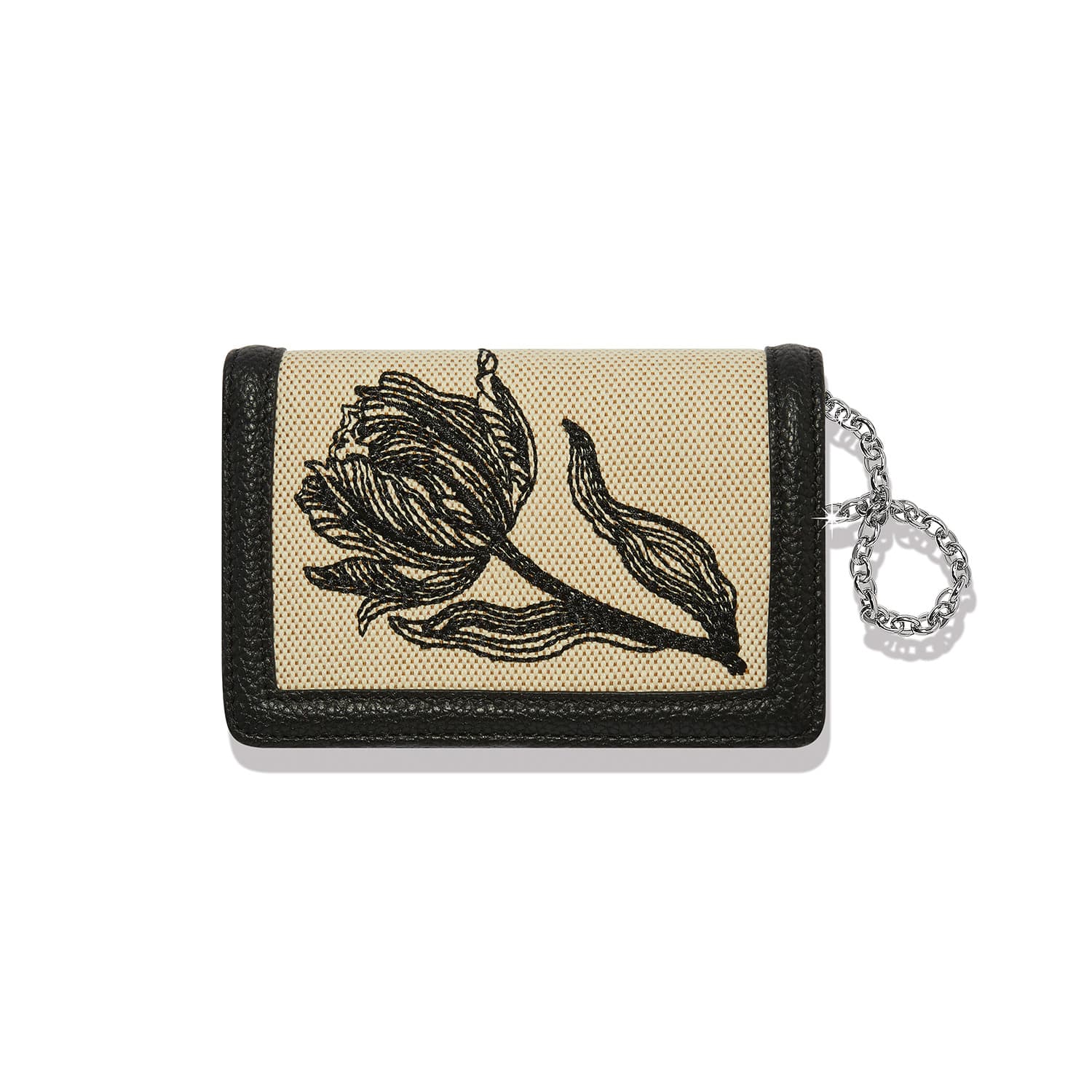 La Tulipe Noir Medium Wallet black 1