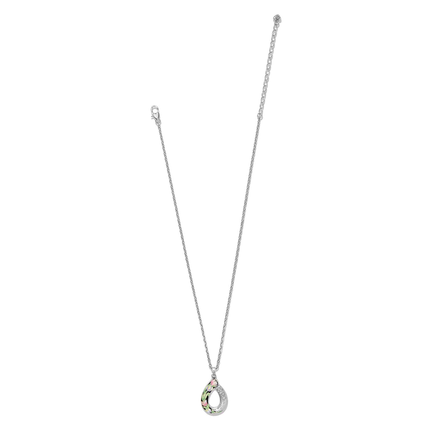 La Tulipe Noir Necklace silver-black 3