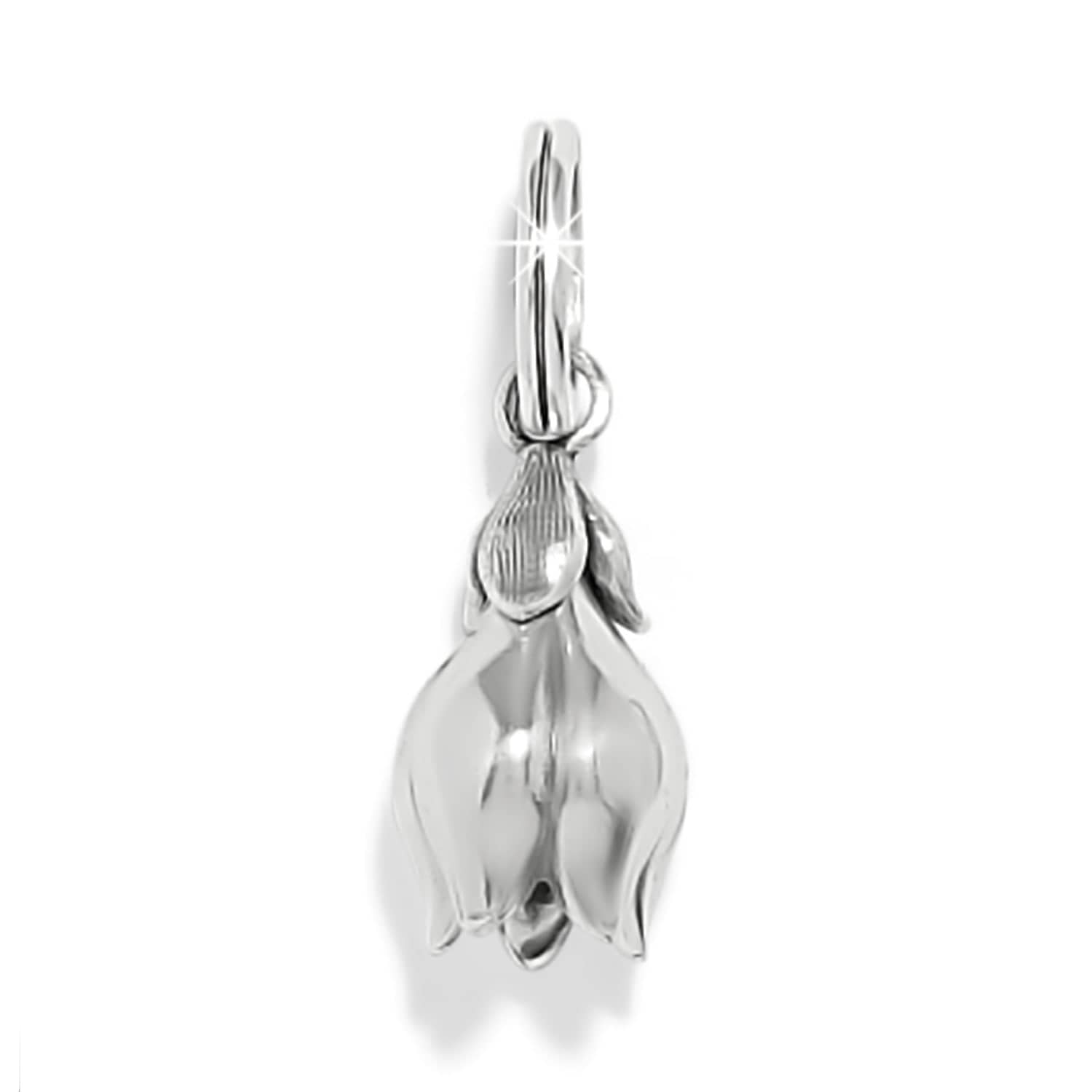 La Tulipe Petal Charm silver 2