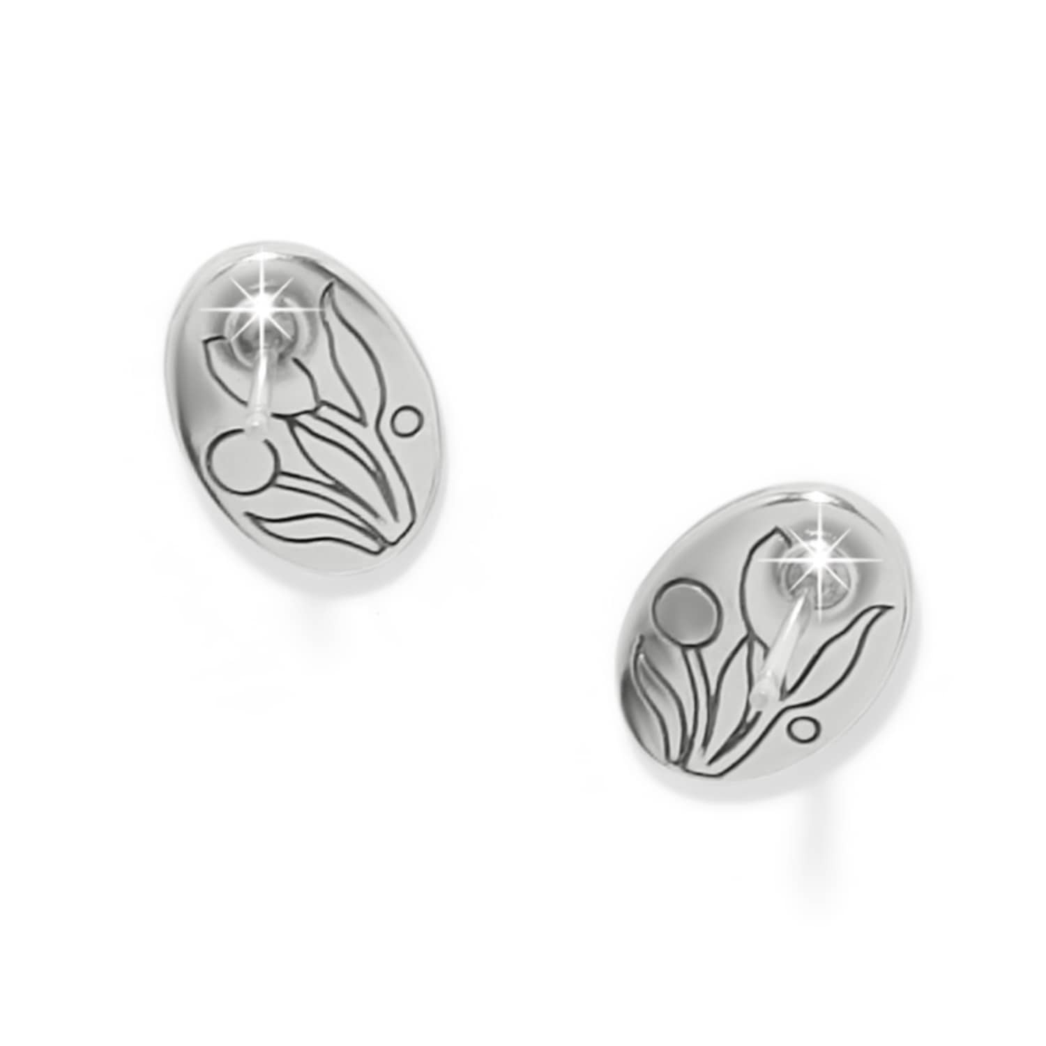 La Tulipe Post Earrings silver-multi 2