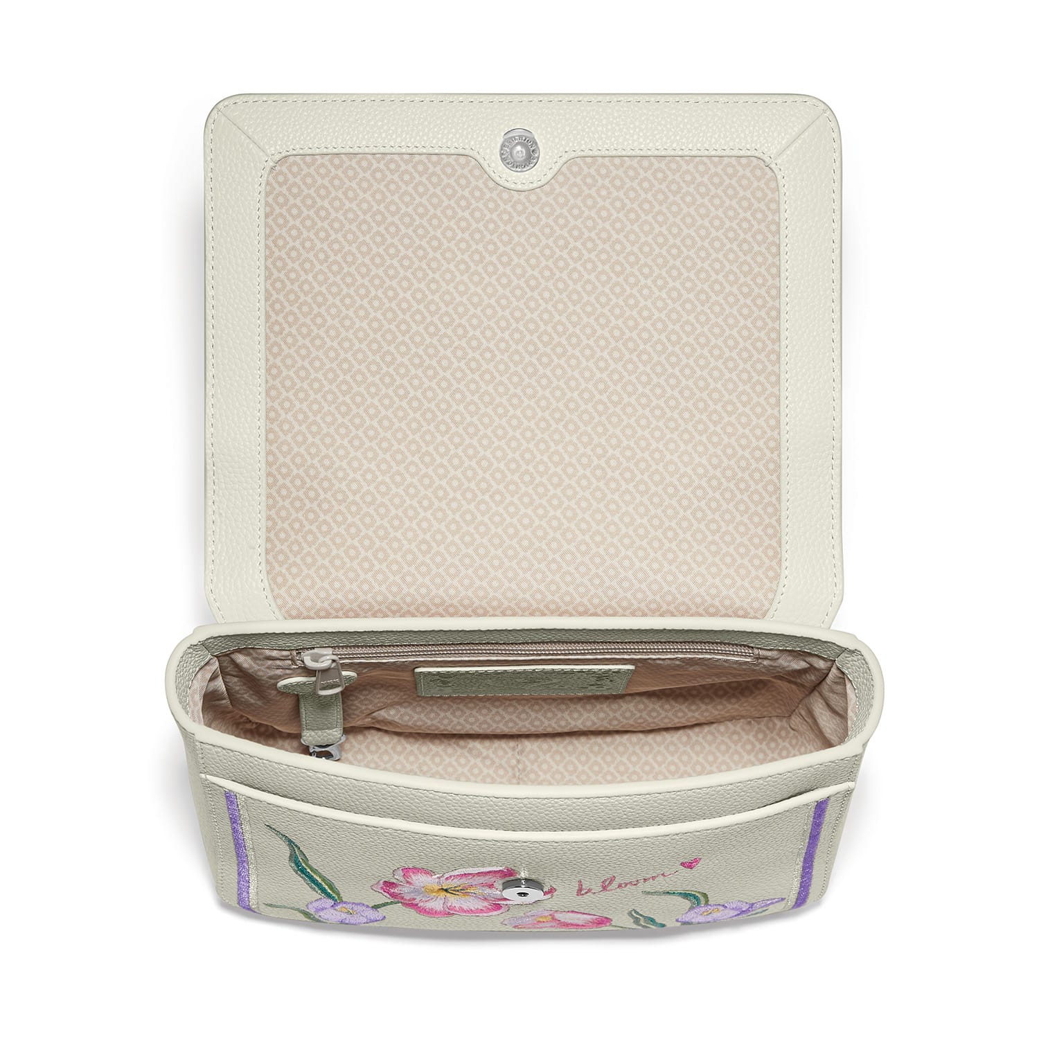 La Tulipe Violetta Flap Bag white-multi 2