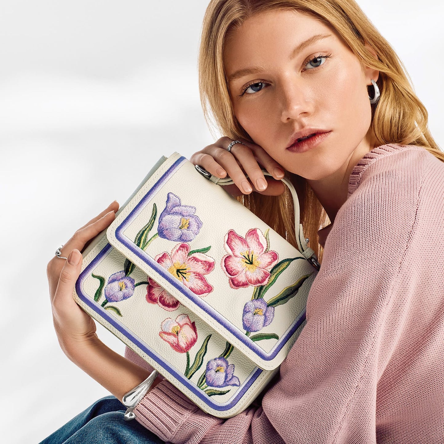 La Tulipe Violetta Flap Bag