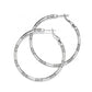 Large Hoop Charm Earrings