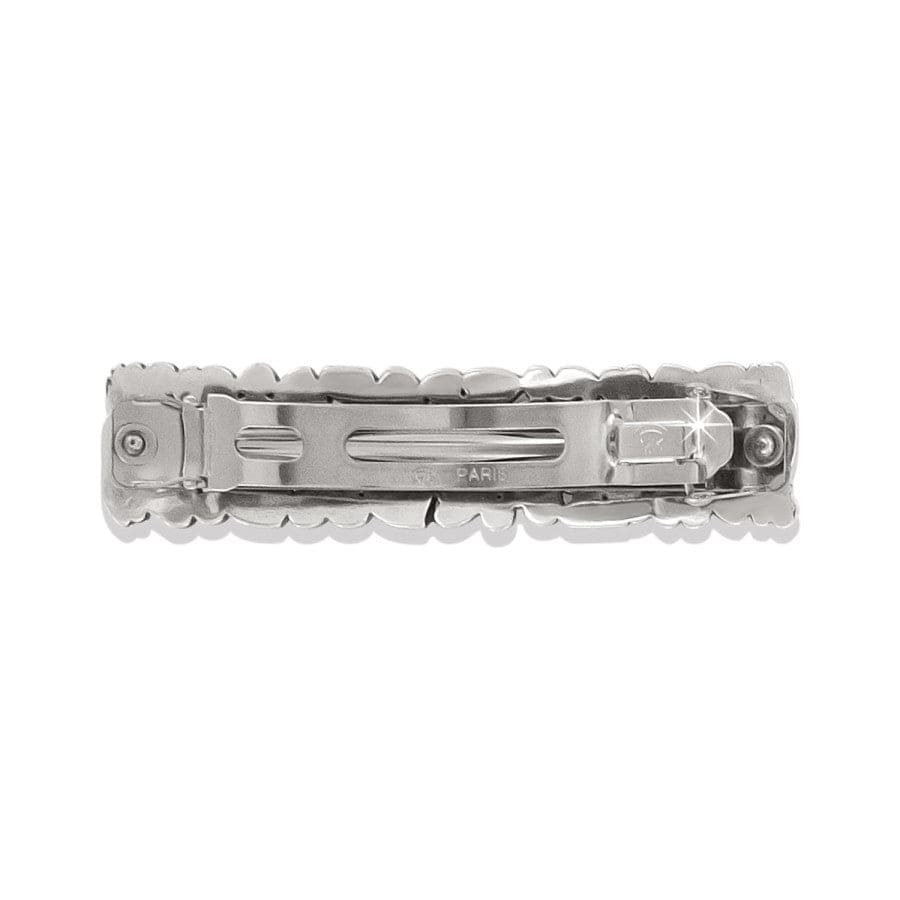 Le Beau Heart Barrette silver 3