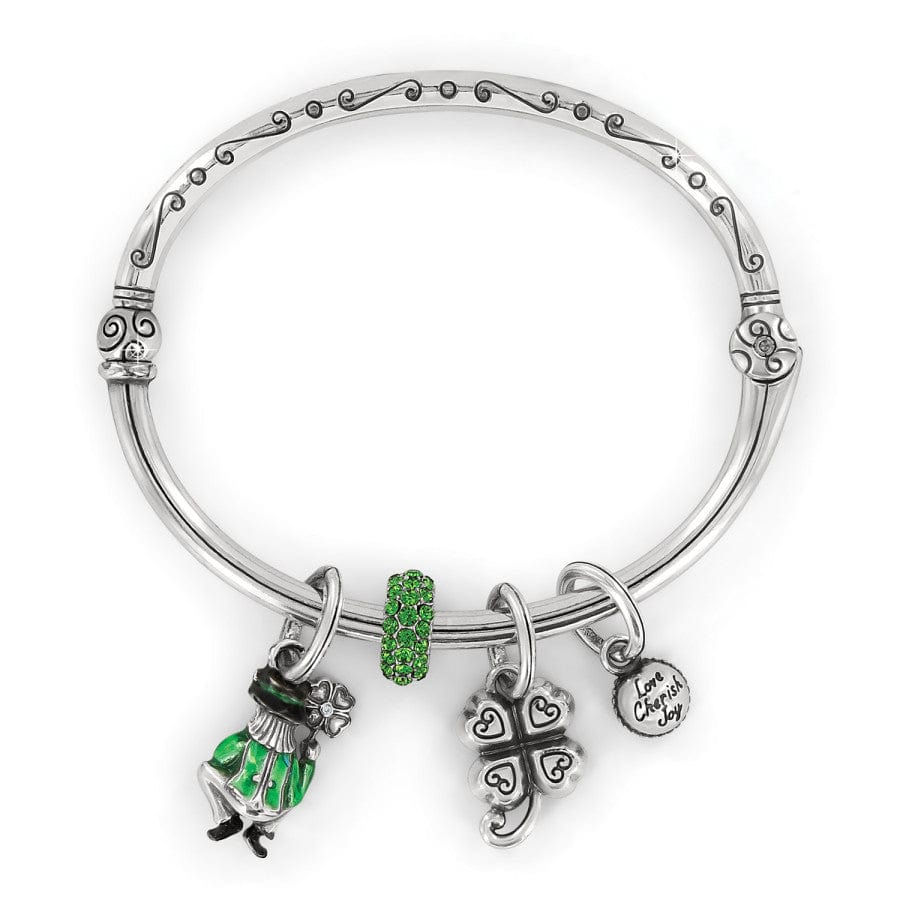 Leprechaun Charm Bracelet silver-green 2
