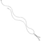 Brighton silver-plated chain necklace with lobster clasp, extender chain, and small round drop on a white background