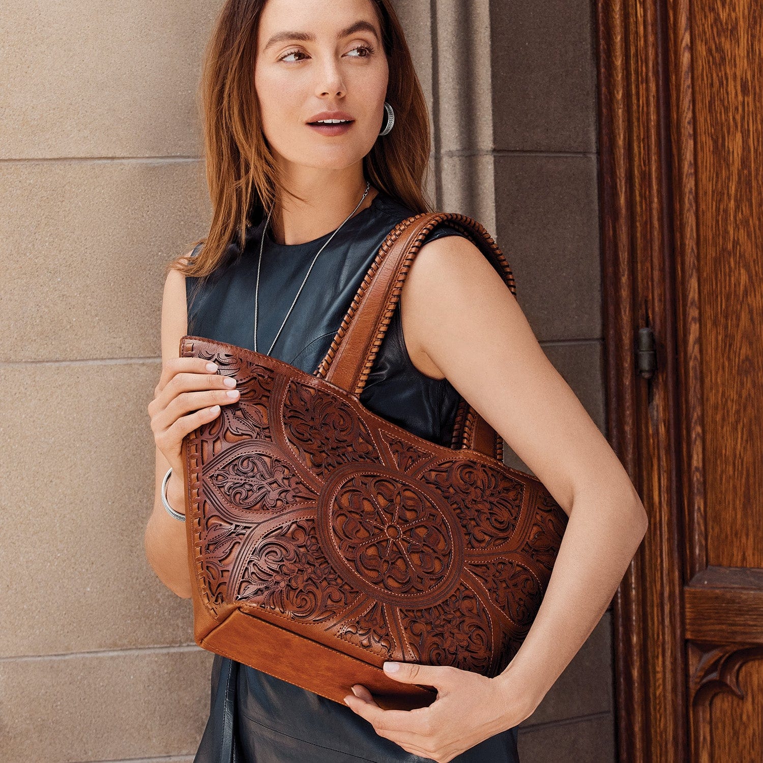 Lily Tote russet 8