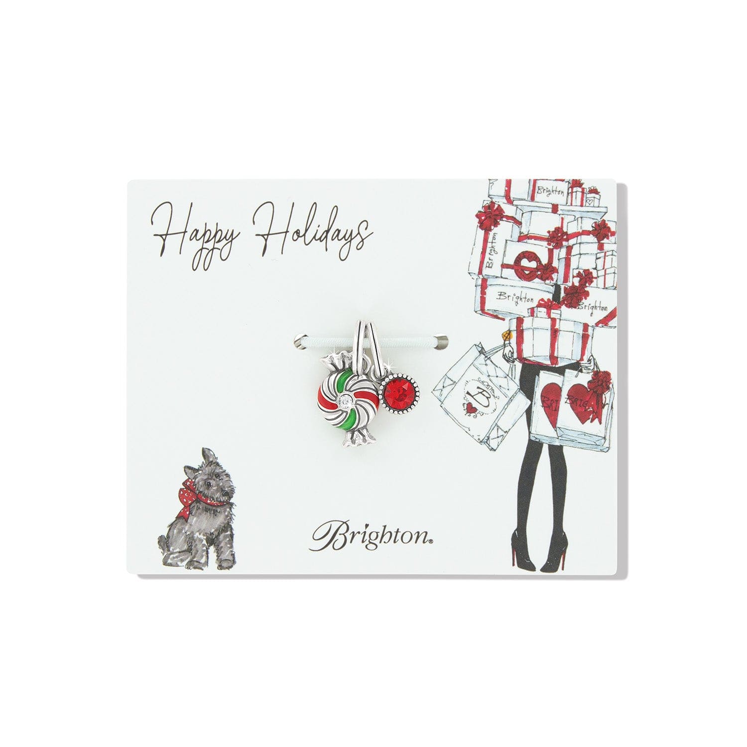 Limited Edition Candy Charm Card silver 1