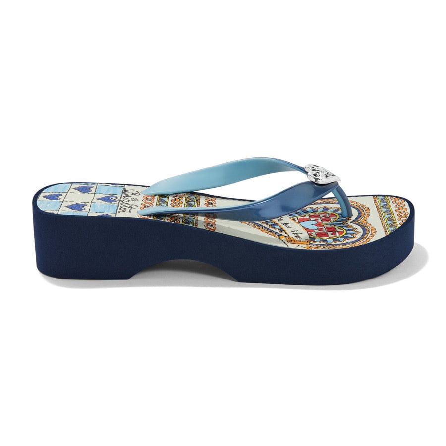 Love it Platform Flip Flops navy 5