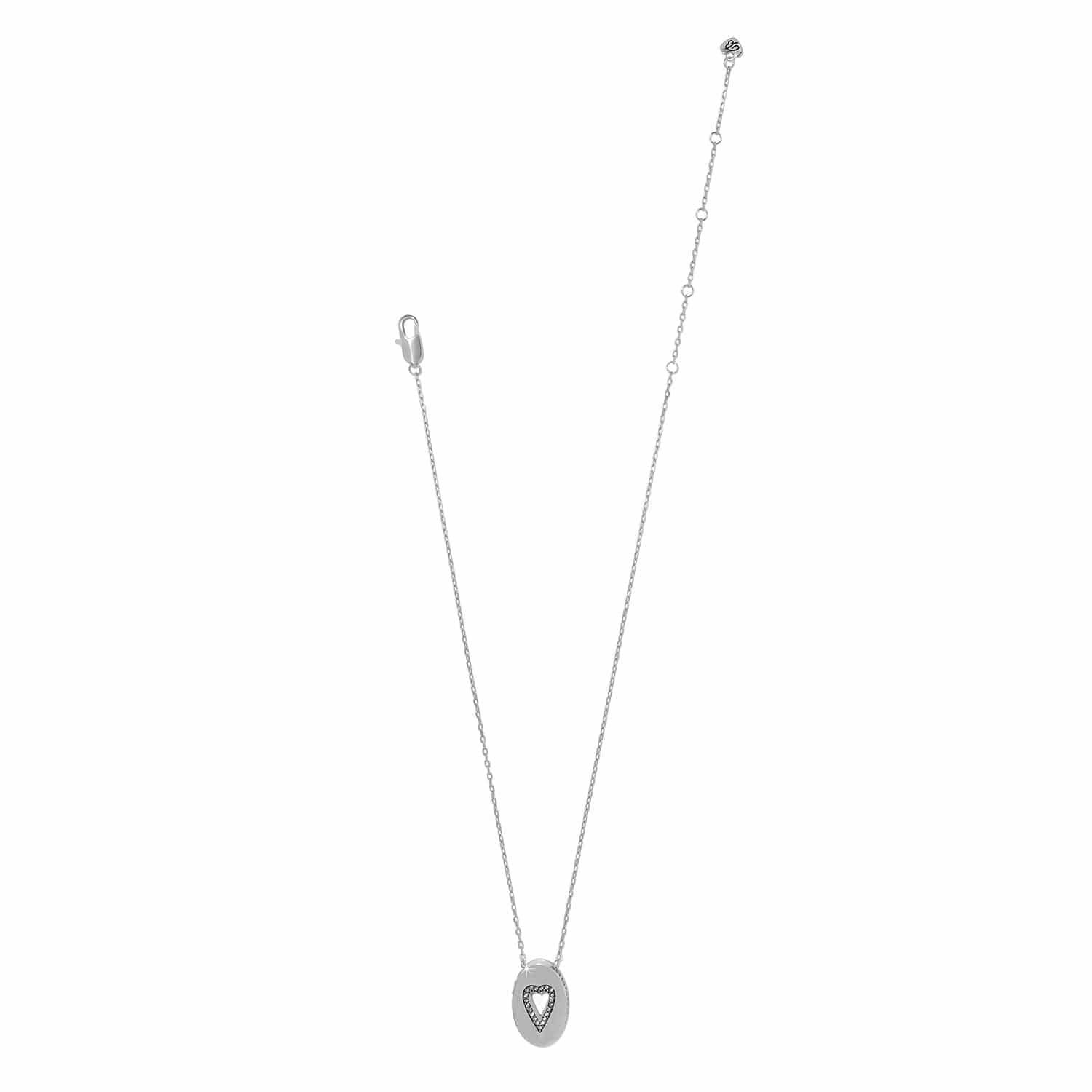 Love Message B Simple Necklace silver 3
