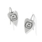 Love Messages B Bold French Wire Earrings