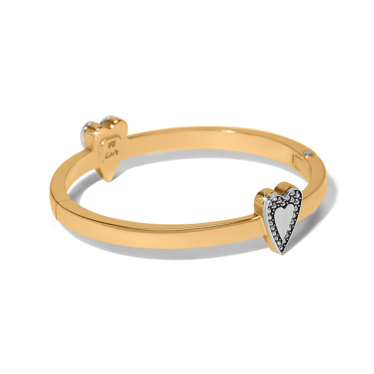 Love Messages B Bold Hinged Bangle - Brighton
