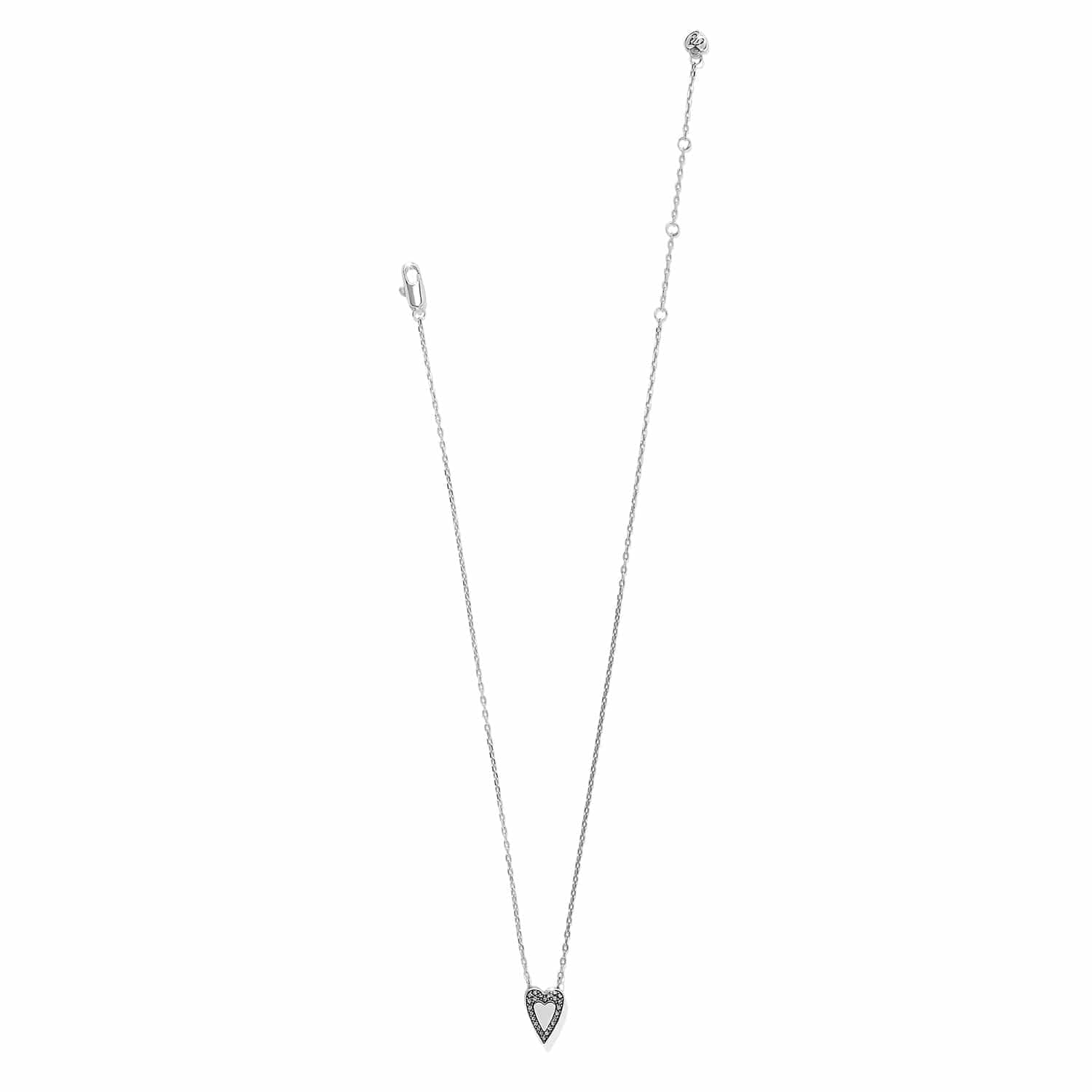 Love Messages B Bold Reversible Necklace silver 3