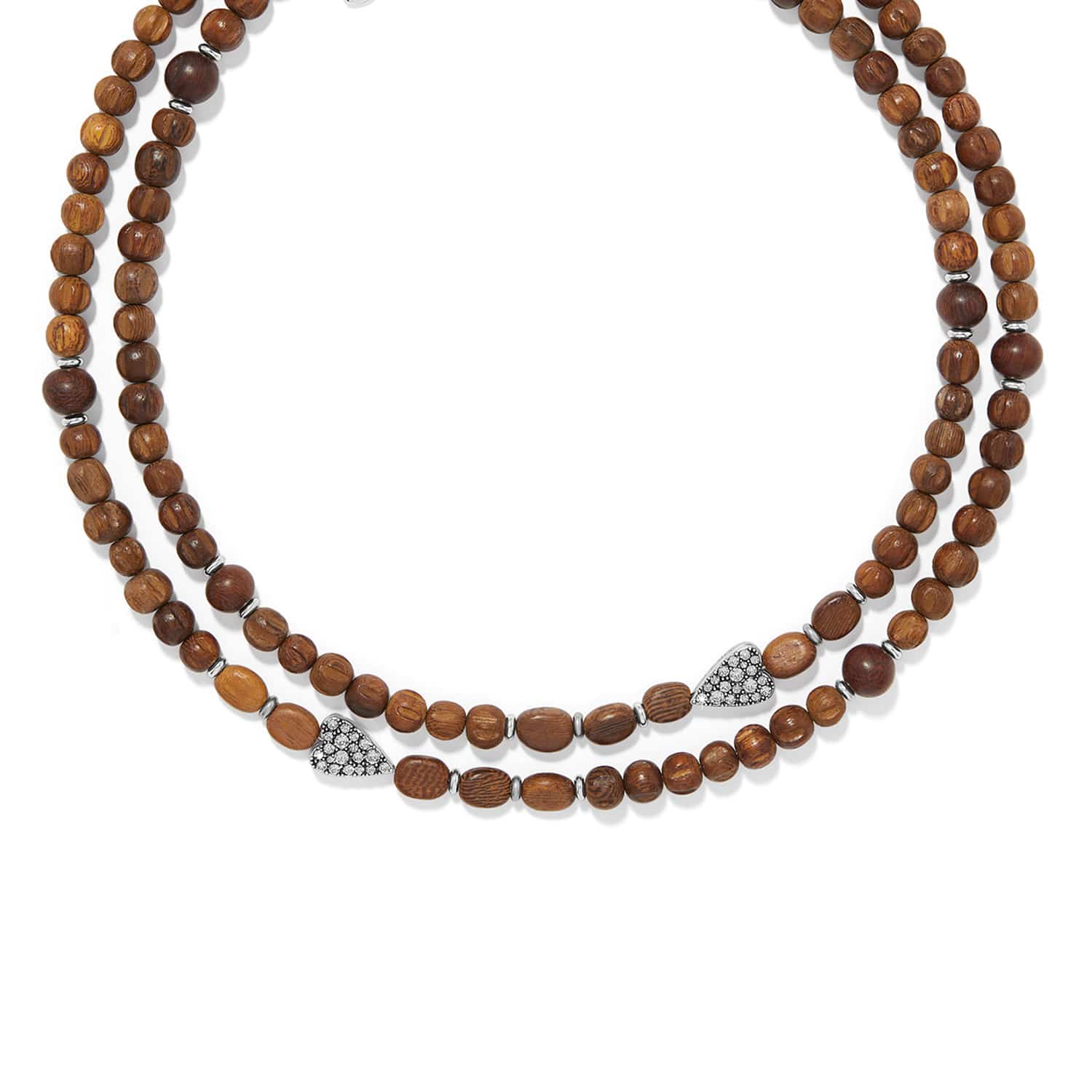 Love Messages B Love Wood Long Necklace - Brighton