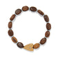 Love Messages B Love Wood Stretch Bracelet