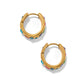 Love Messages B Radiant Bright Hoop Earrings