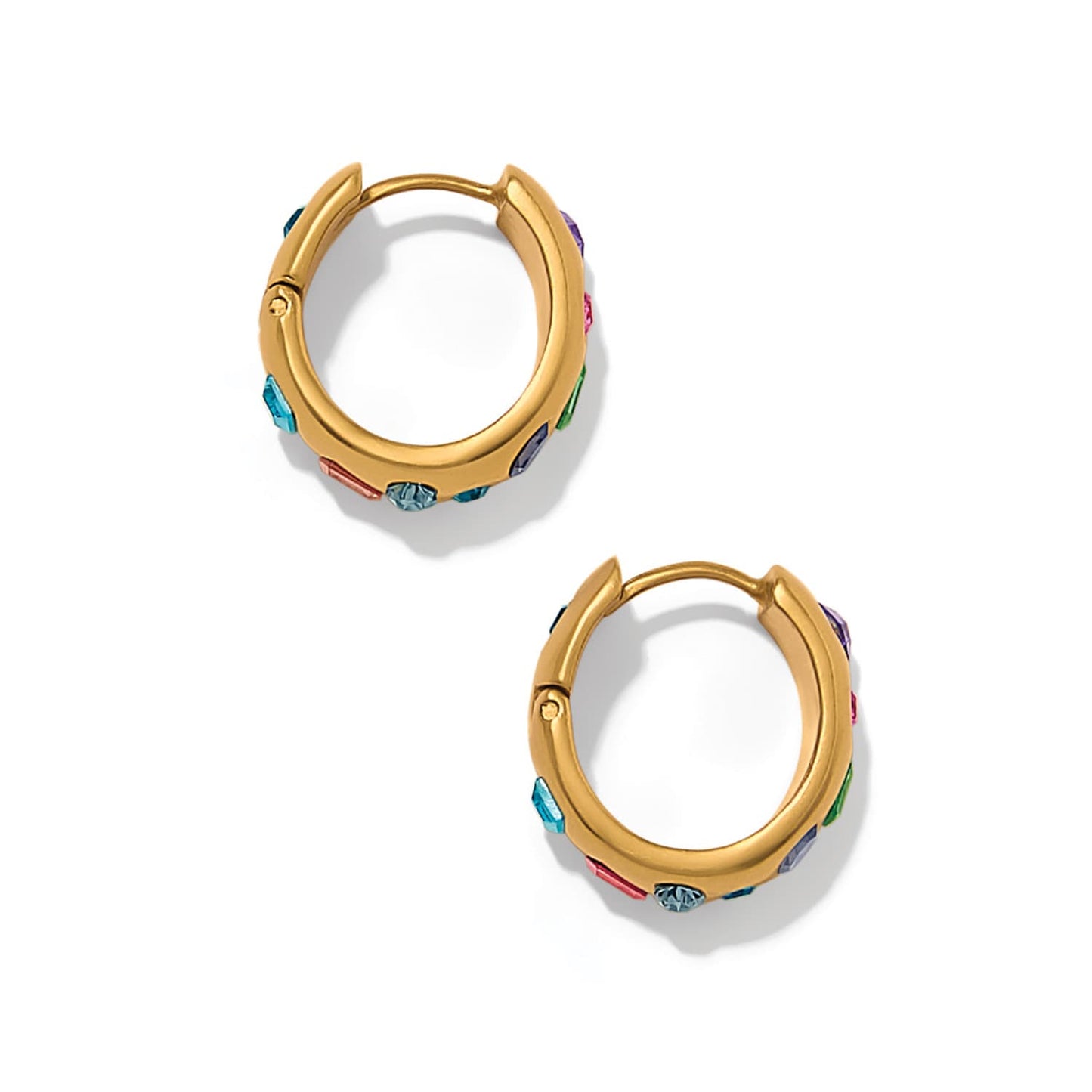 Love Messages B Radiant Bright Hoop Earrings