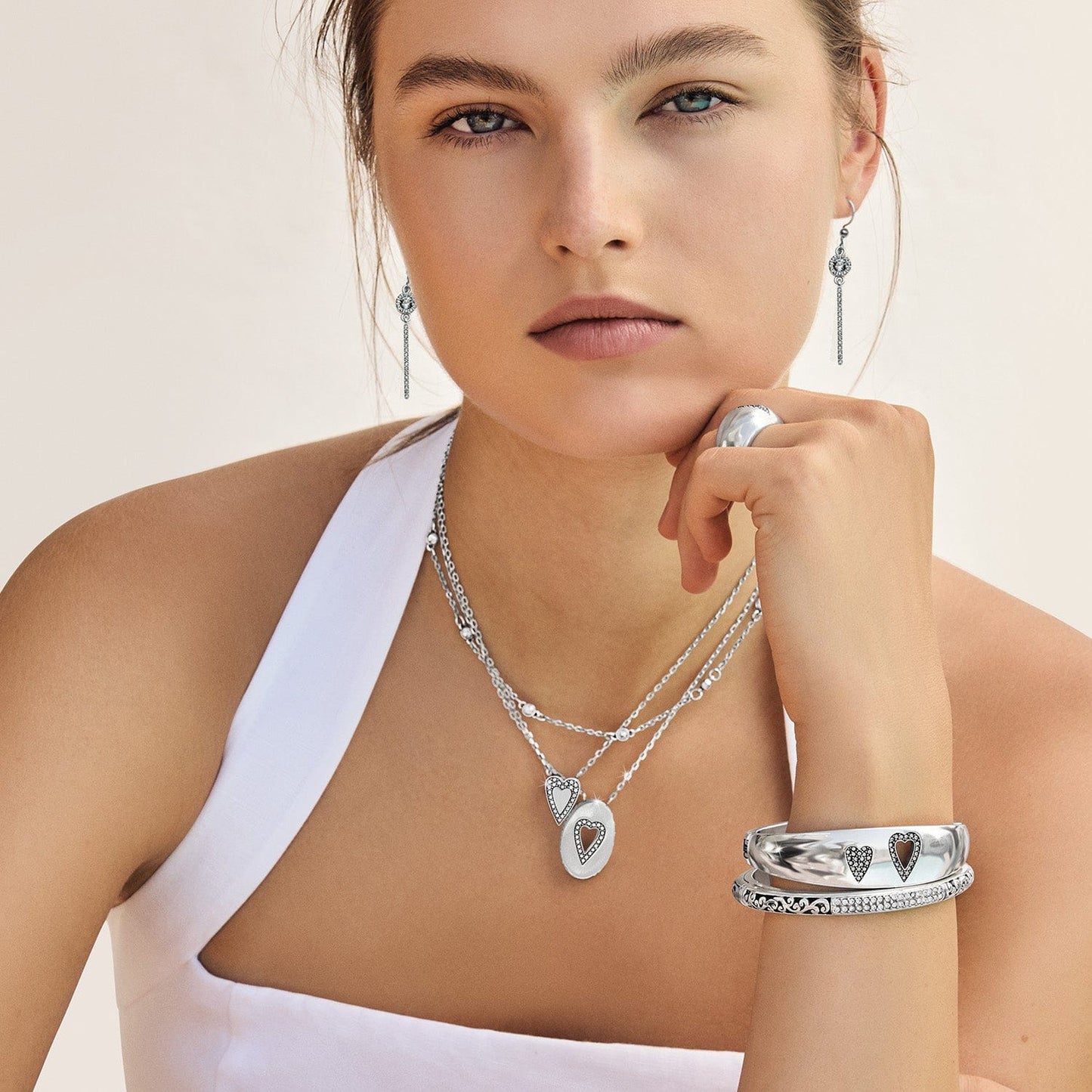 Love Messages B Simple Hinged Bangle
