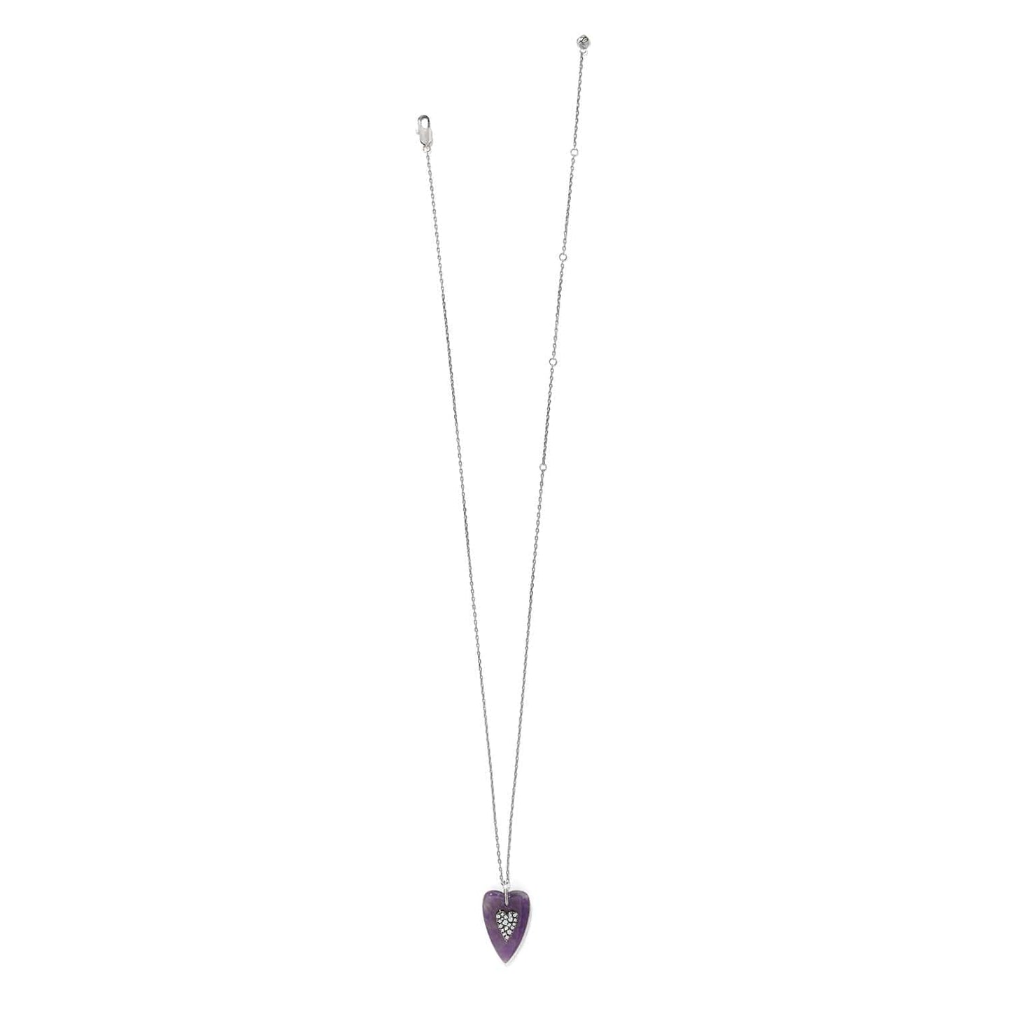 Love Messages B You Amethyst Necklace
