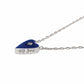 Love Messages B You Blue Necklace