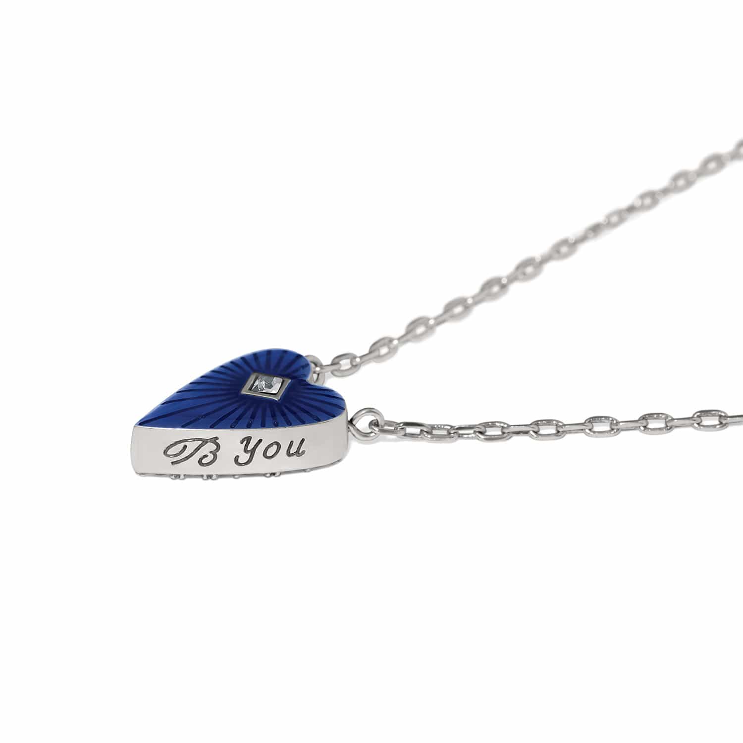 Love Messages B You Blue Necklace silver-blue 3