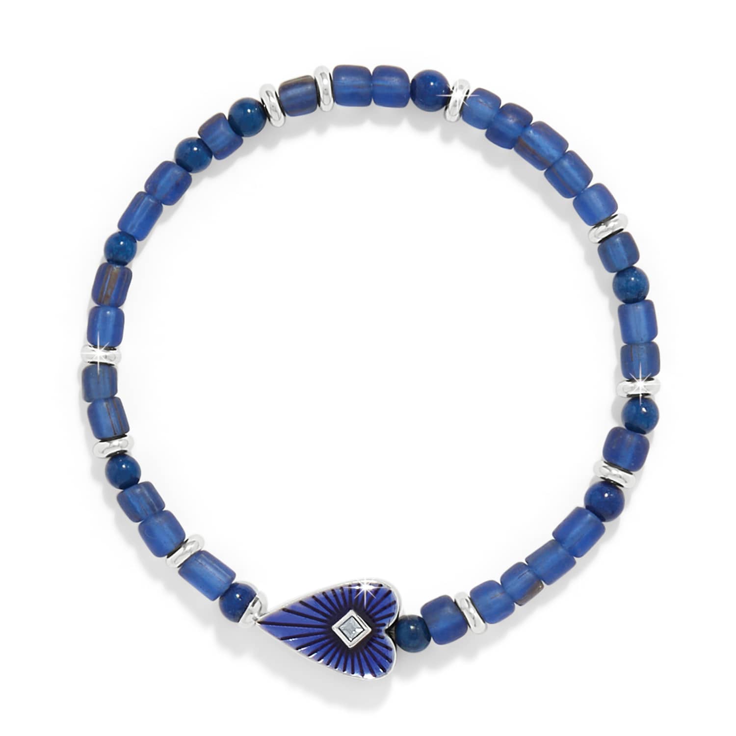 Love Messages B You Blue Stretch Bracelet blue 1