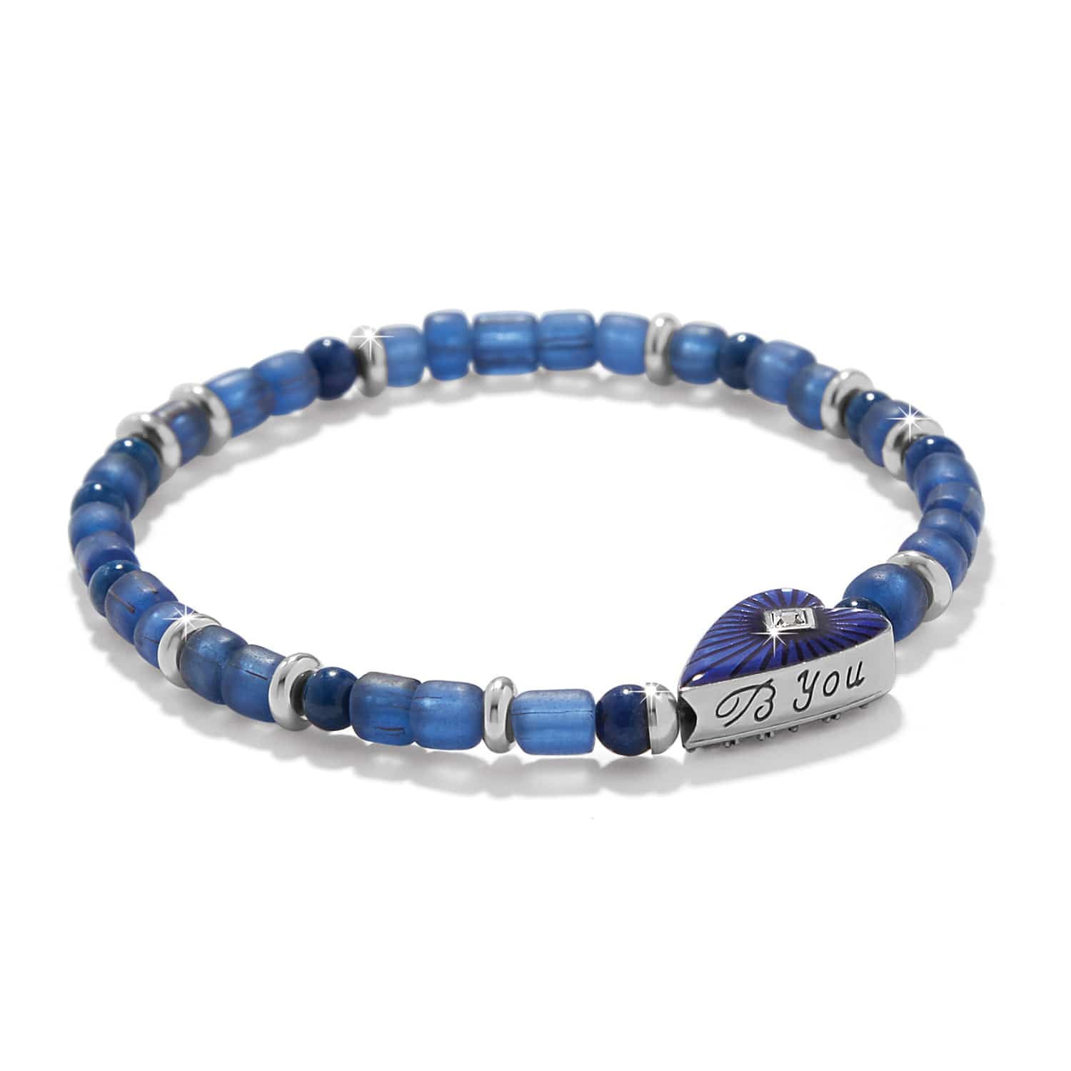 Love Messages B You Blue Stretch Bracelet blue 2