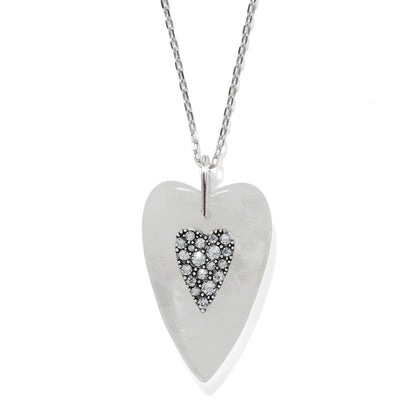Love Messages B You Crystal Quartz Necklace