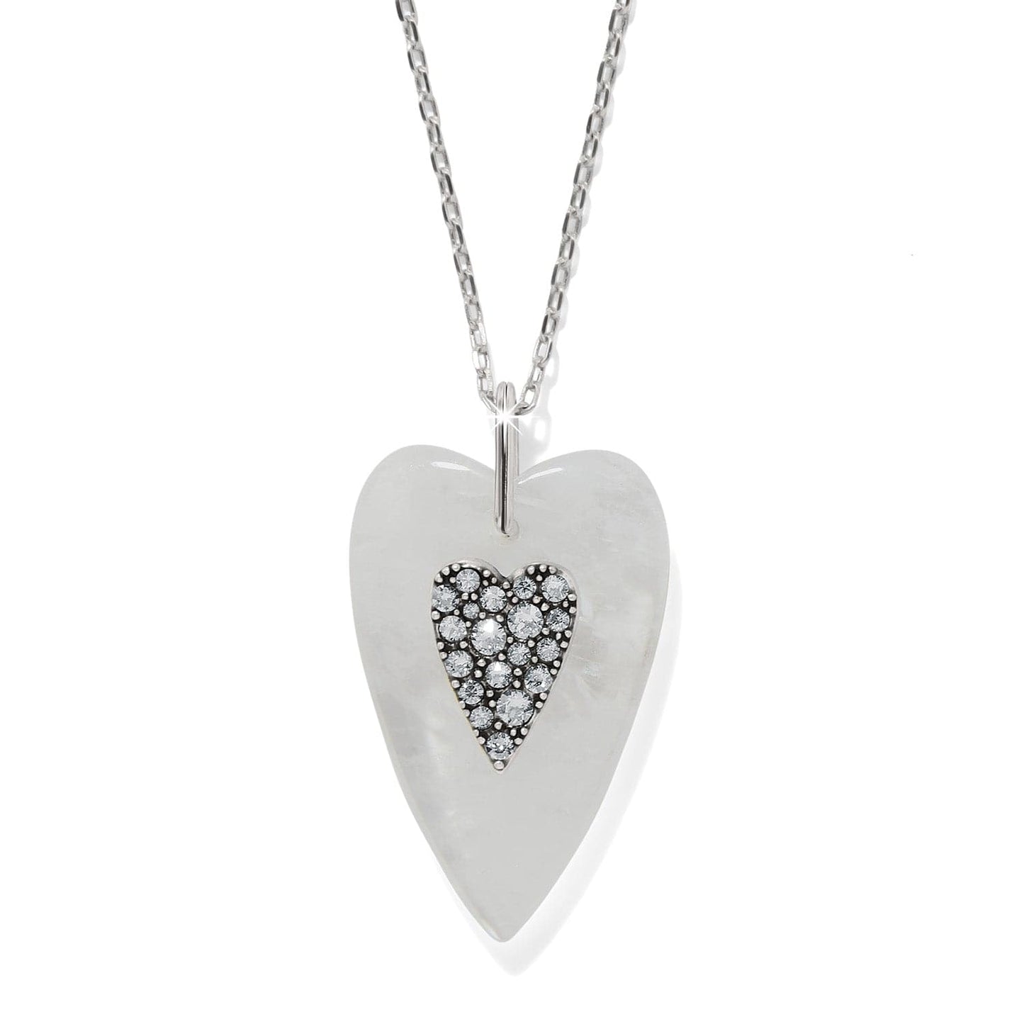 Love Messages B You Crystal Quartz Necklace - Brighton