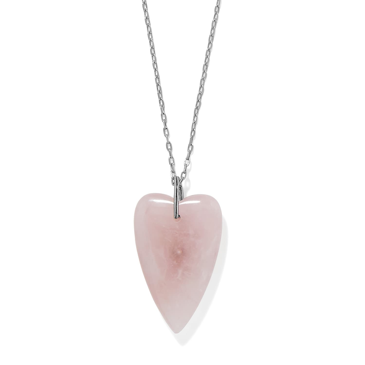 Love Messages B You Pink Quartz Necklace silver-pink 2