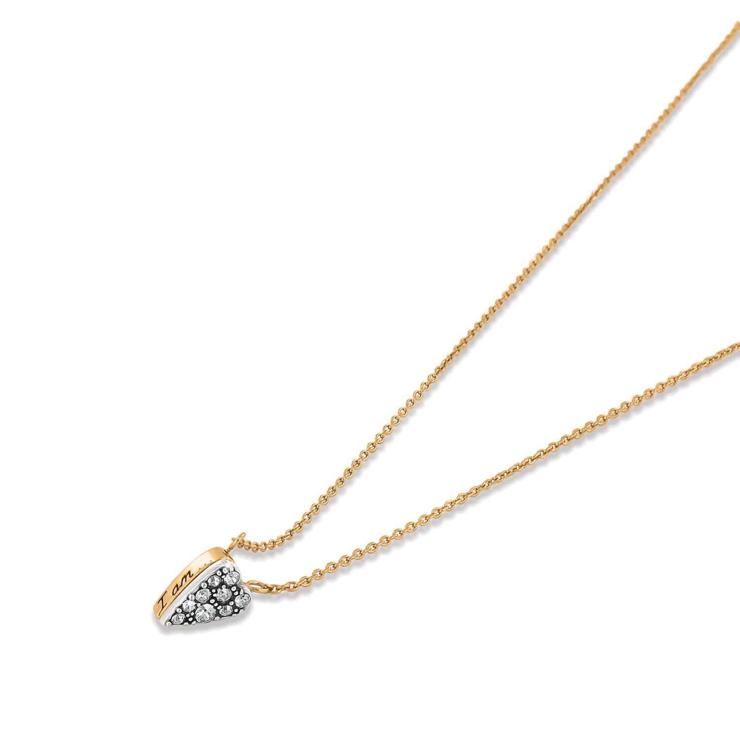 Love Messages I am Reversible Necklace silver-gold 4