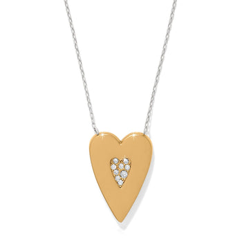 Love Messages Love Finds A Way Reversible Necklace