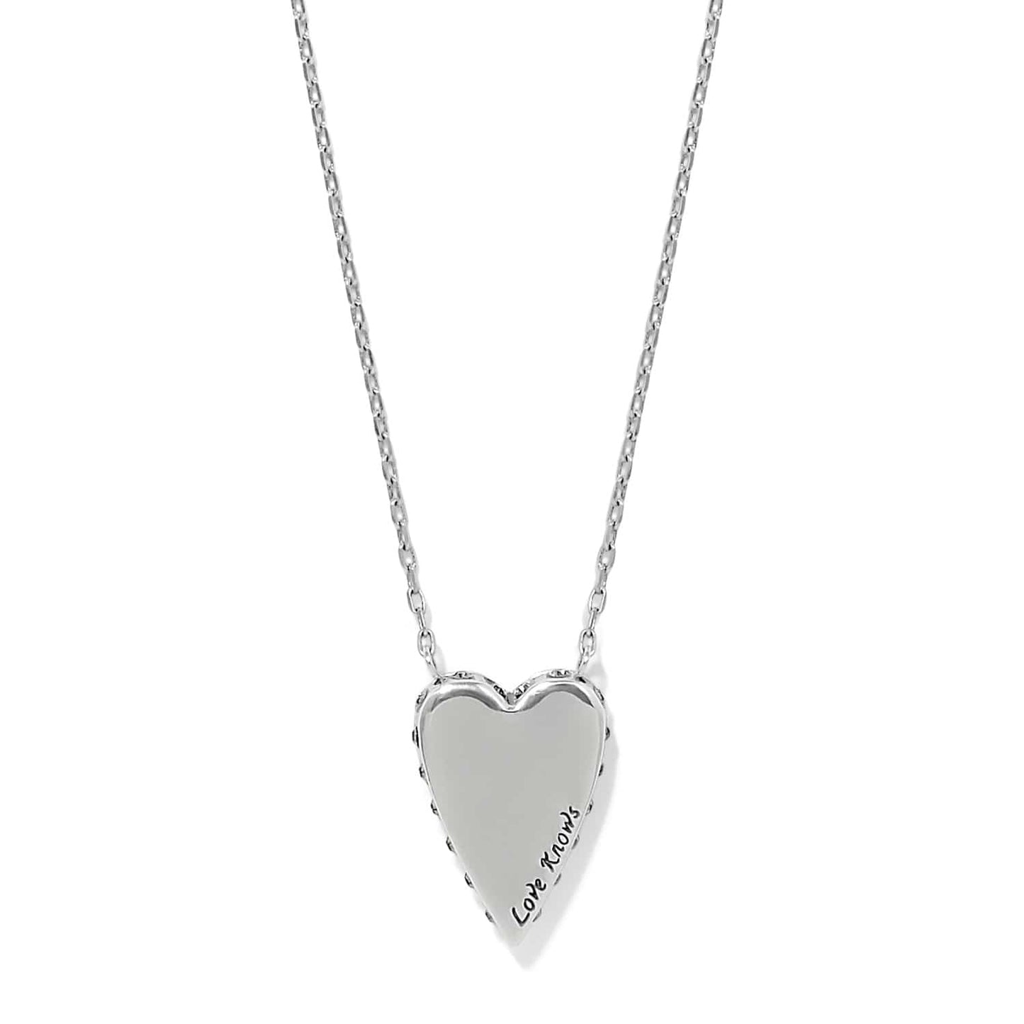 Love Messages Love Knows Blue Necklace