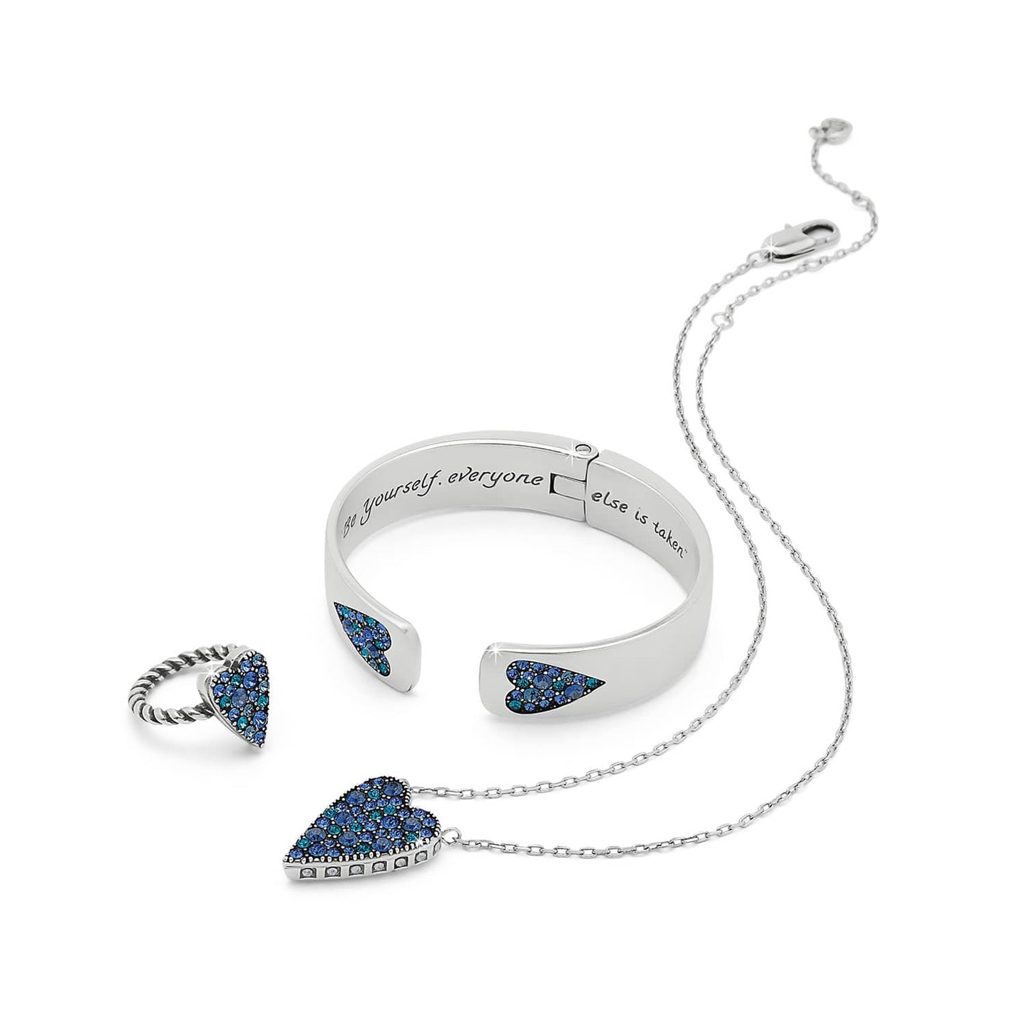 Love Messages Love Knows Blue Necklace