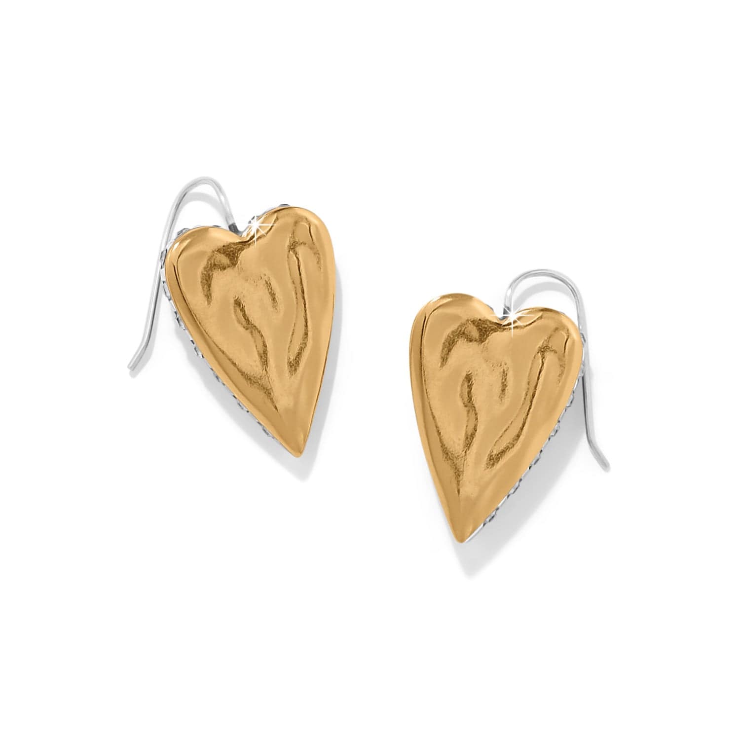Love Messages Love Knows French Wire Earrings silver-gold 1