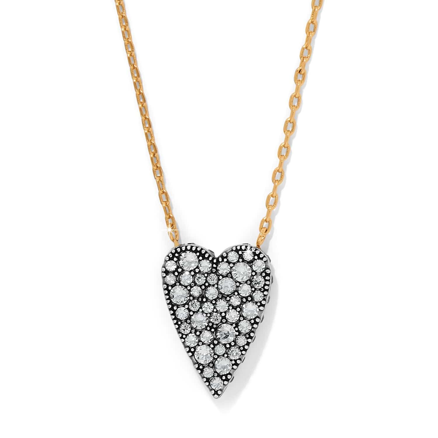 Love Messages Love Knows Reversible Necklace silver-gold 1