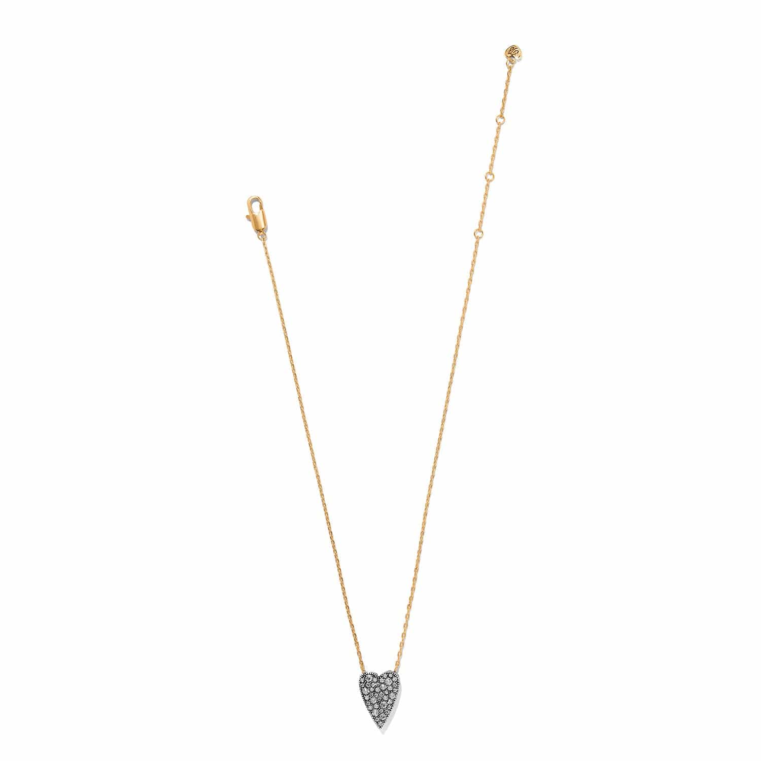 Love Messages Love Knows Reversible Necklace silver-gold 3
