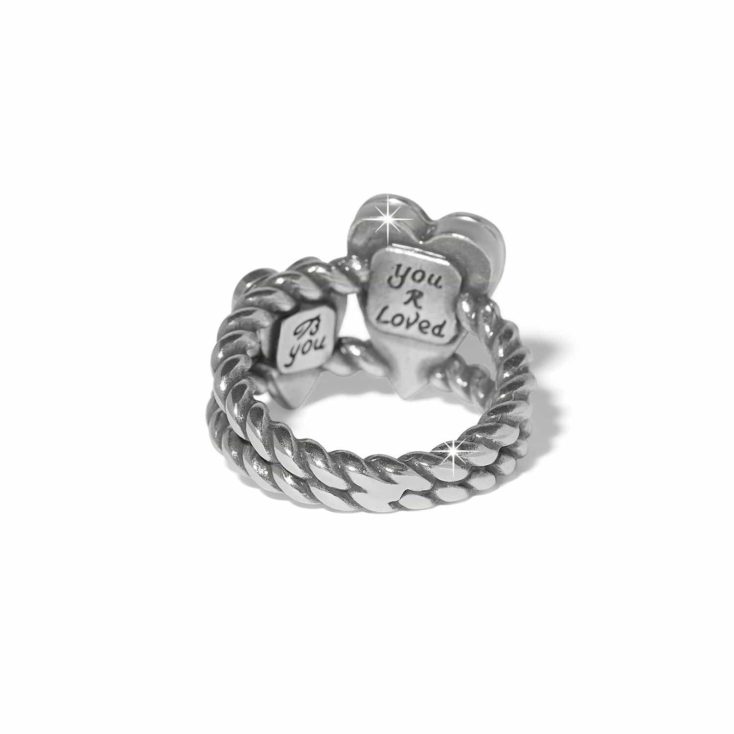 Love Messages You R Loved Blue Ring silver-blue 2