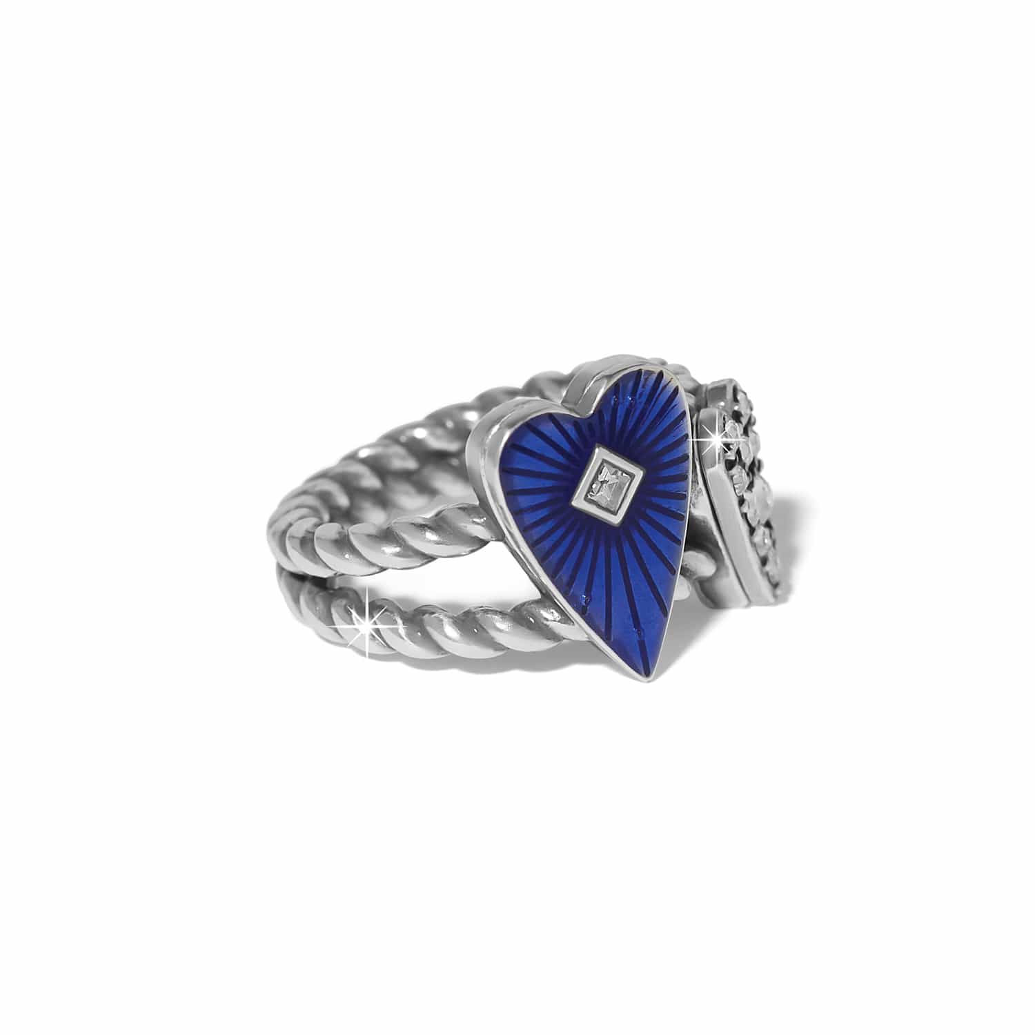 Love Messages You R Loved Blue Ring silver-blue 3