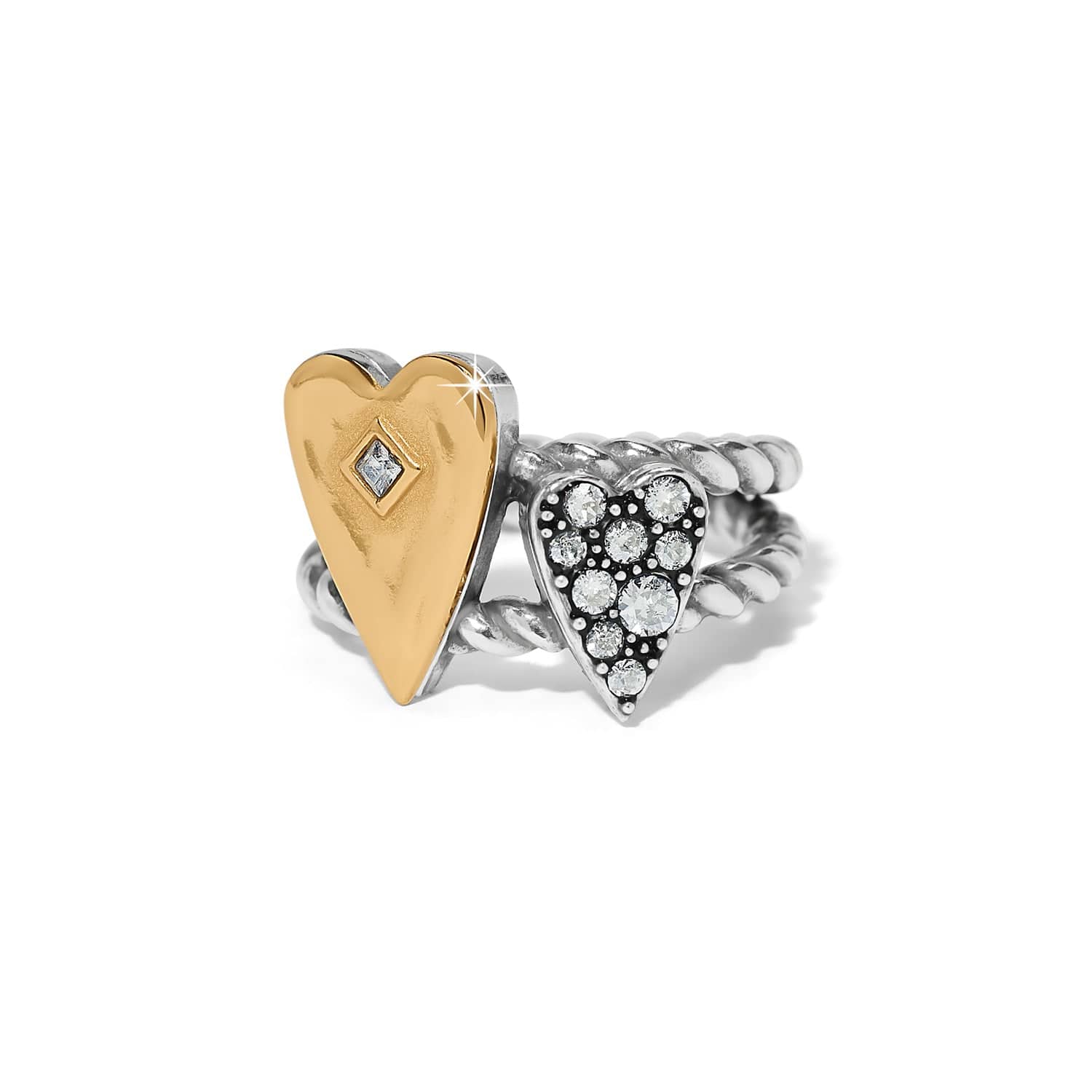 Love Messages You R Loved Ring silver-gold 1