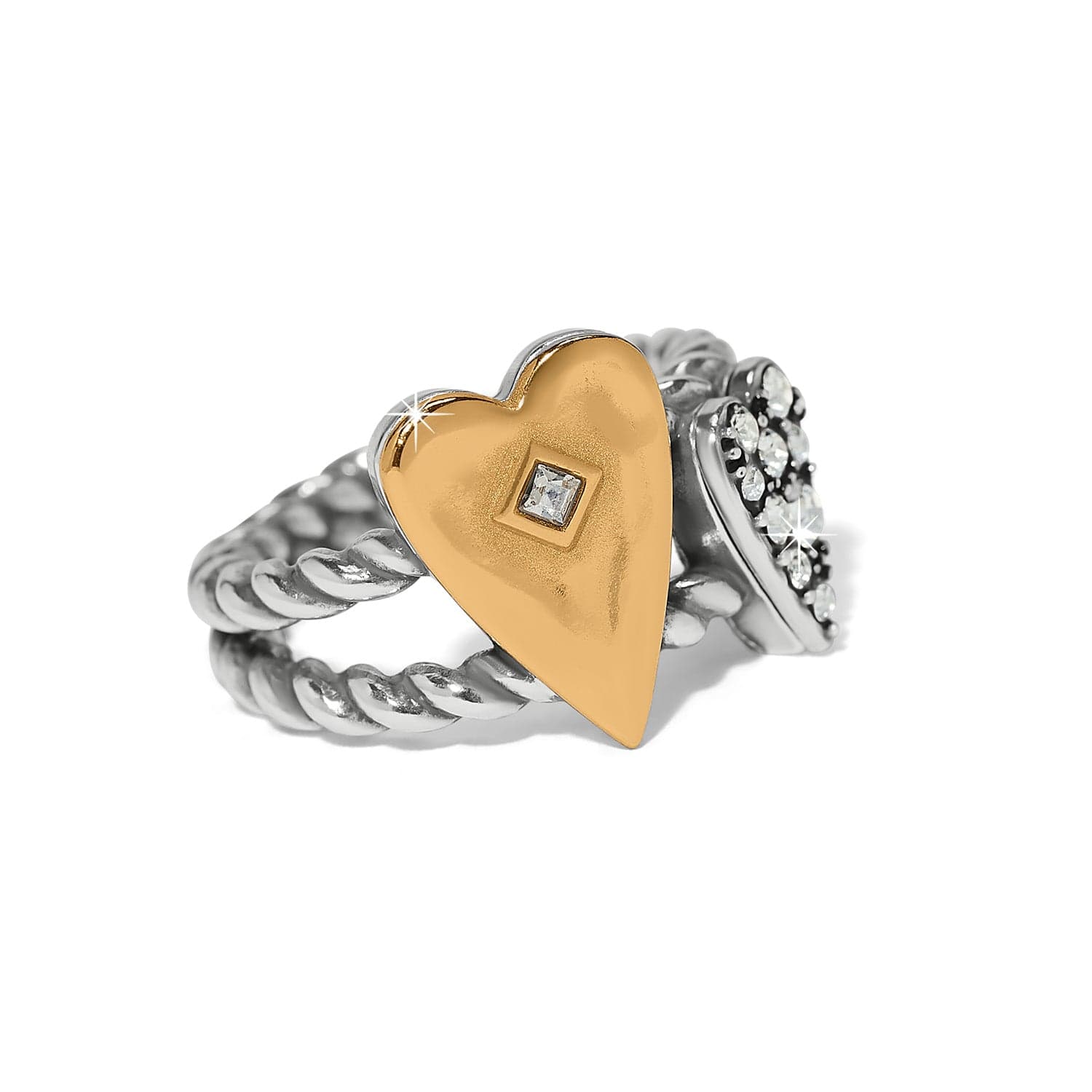 Love Messages You R Loved Ring silver-gold 3