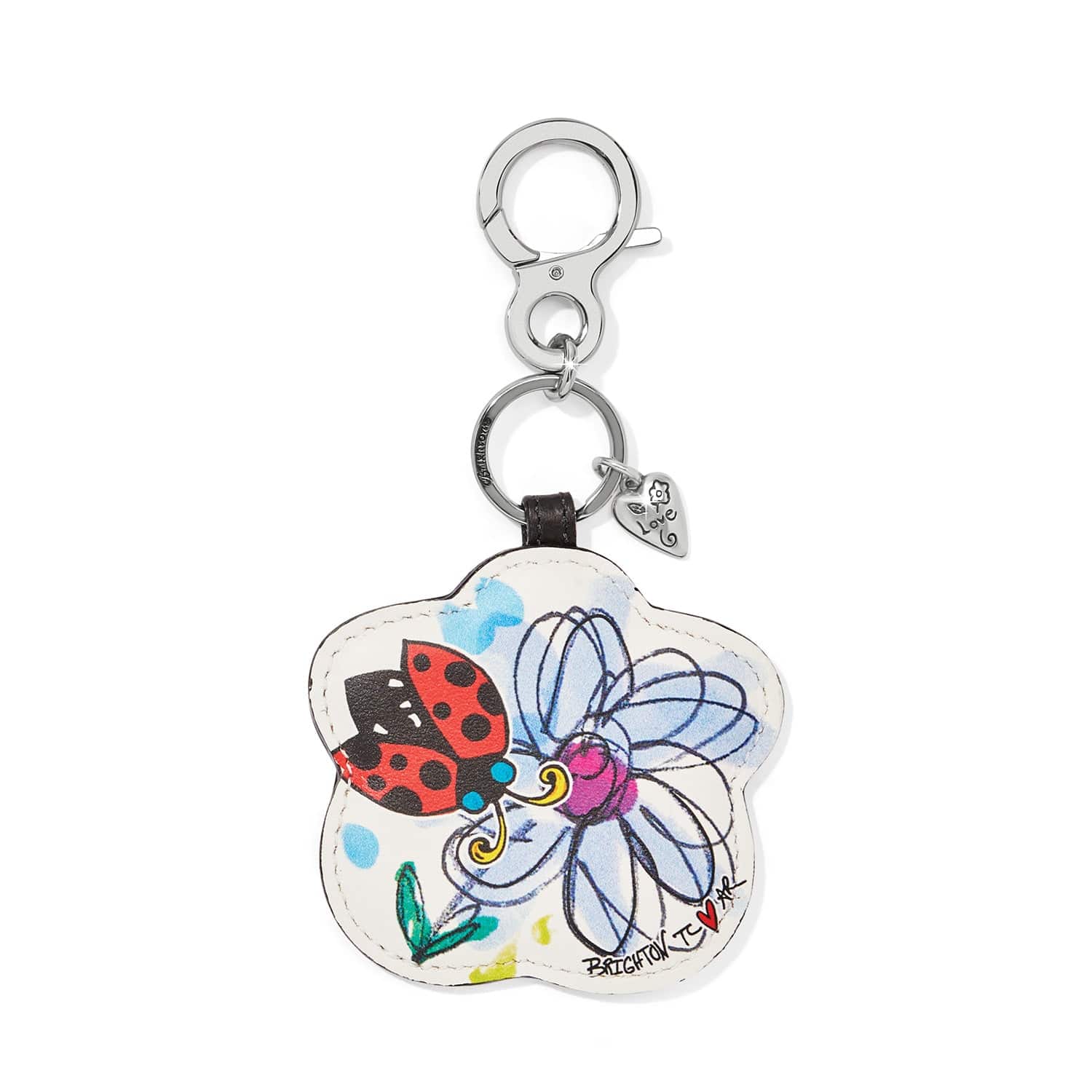 Love Tweet II Flower Handbag Fob multi 1