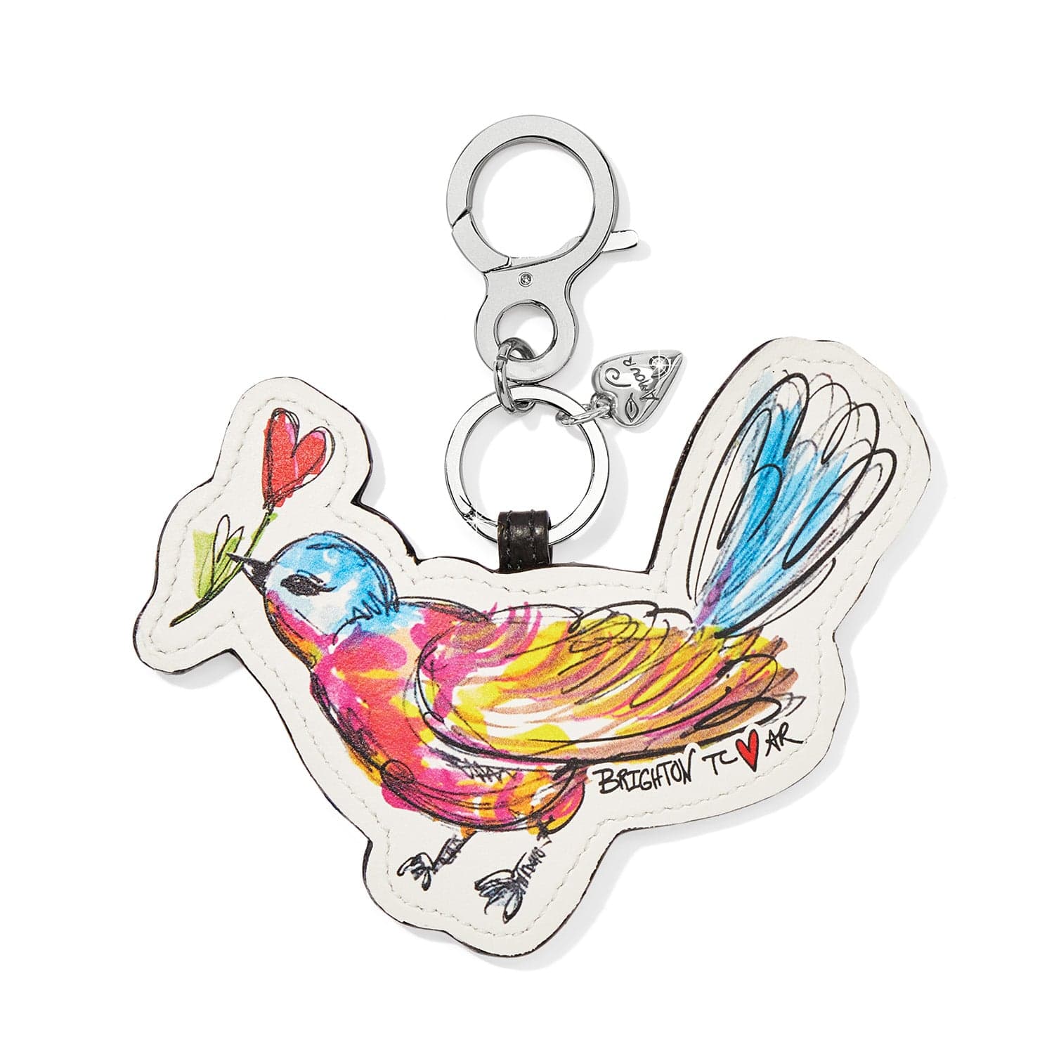Love Tweet II Handbag Fob multi 1