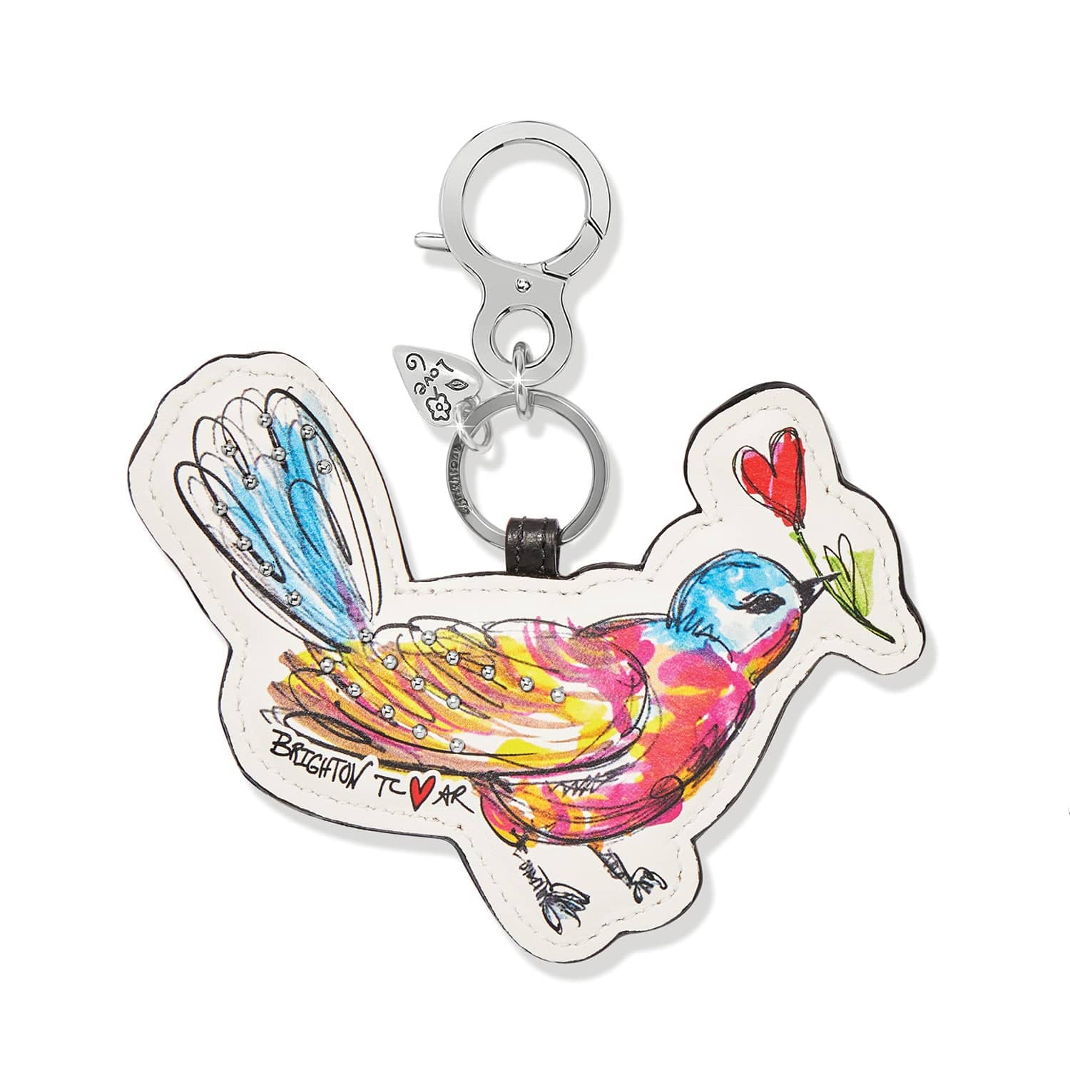 Love Tweet II Handbag Fob multi 2