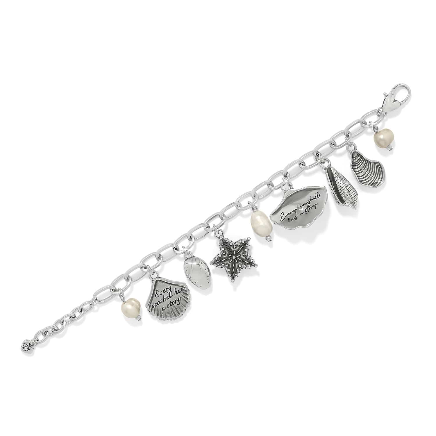 Lunar Tide Charm Bracelet silver-pearl 2