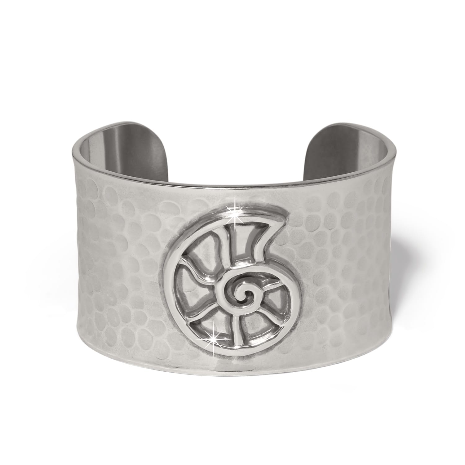 Lunar Tide Nautilus Flex Cuff Bracelet silver 1
