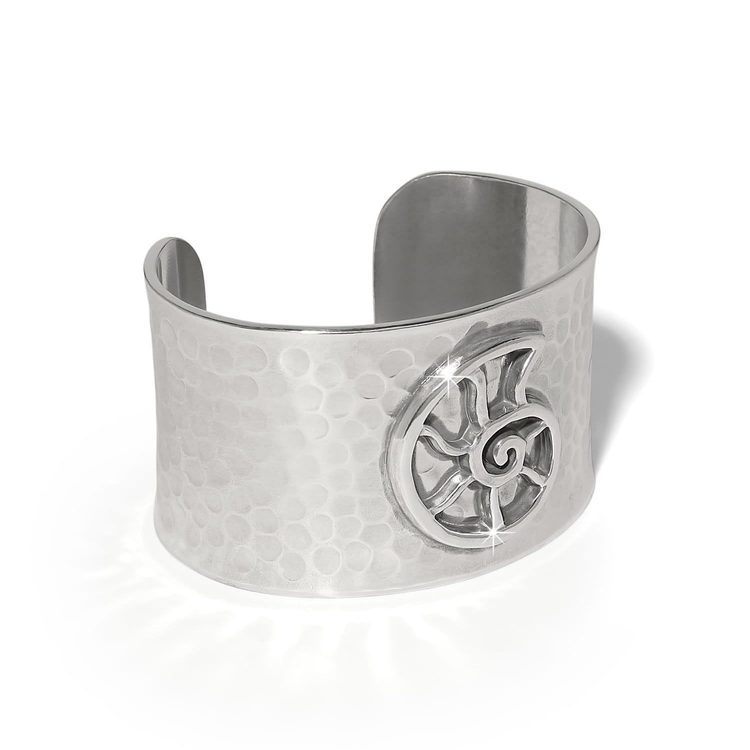 Lunar Tide Nautilus Flex Cuff Bracelet silver 3