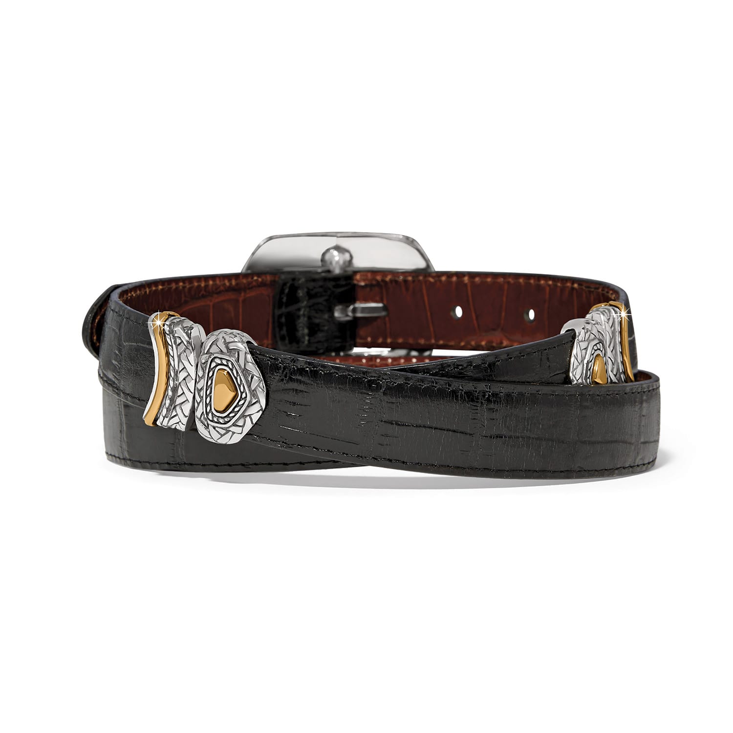 Marcus Two-Tone Reversible Belt black-peanut 2